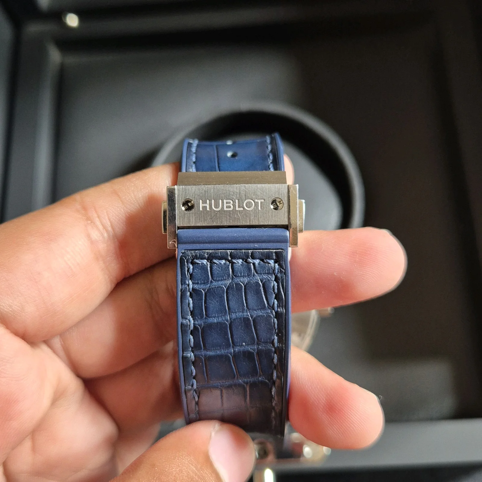 Thumb Classic Fusion 42 Titanium / Blue / Rubber