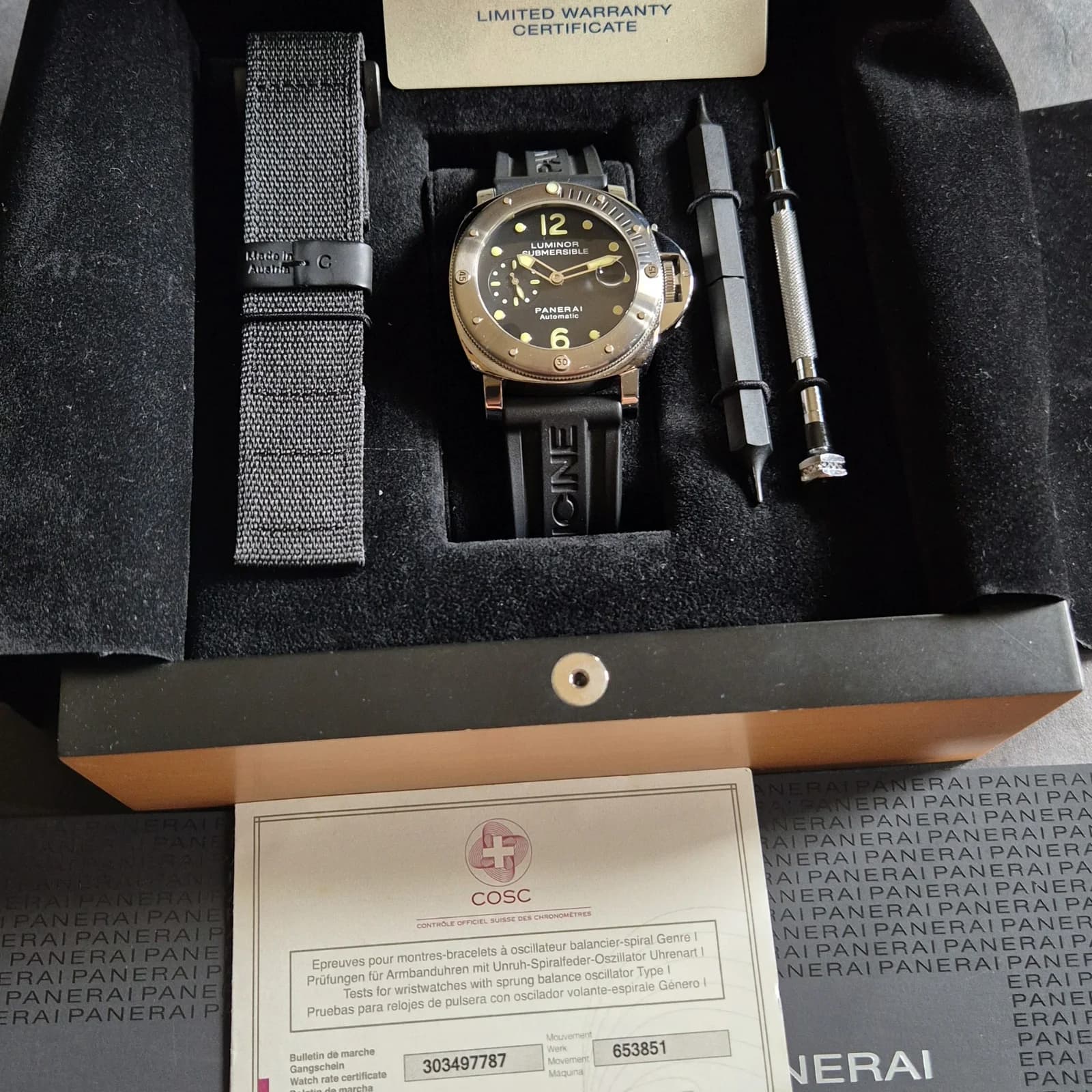 Thumb Luminor Submersible Automatic Acciaio