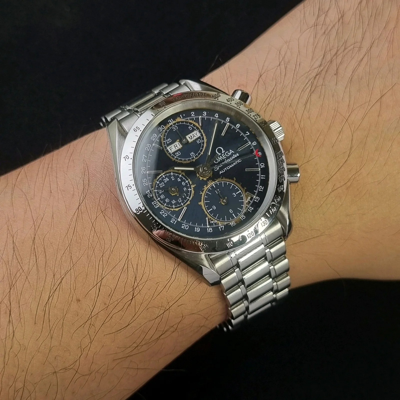 Thumb OMEGA SPEEDMASTER TRIPLE DATE MK40 BLUE