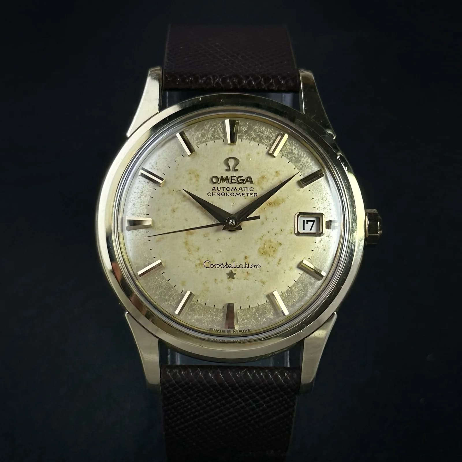 Thumb Omega constellation Jumbo gold top 14777
