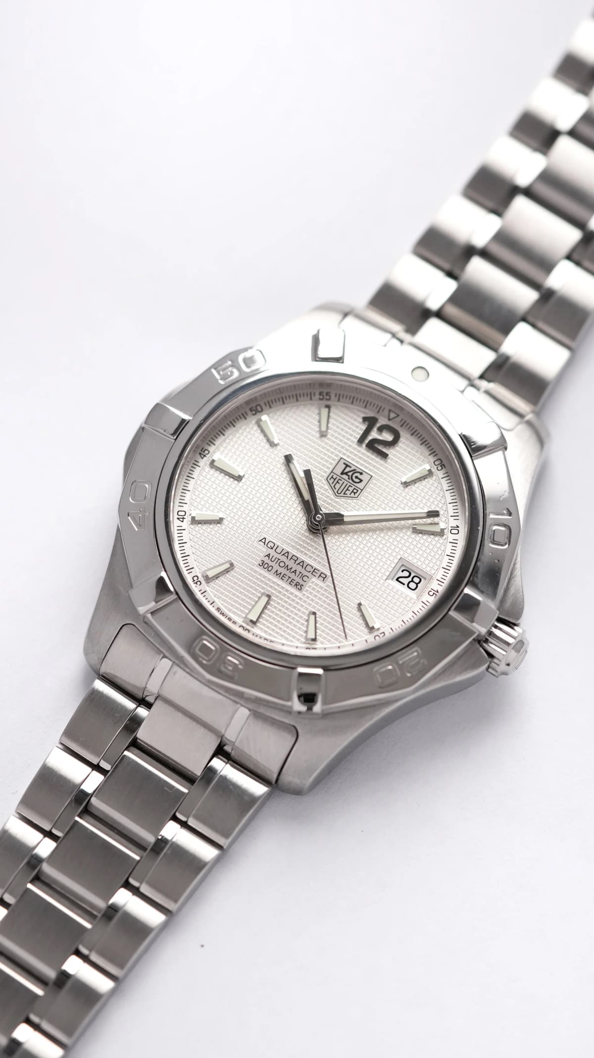 Thumb TAG Heuer AQUARACER WAF2111 Automatic Silver waffle