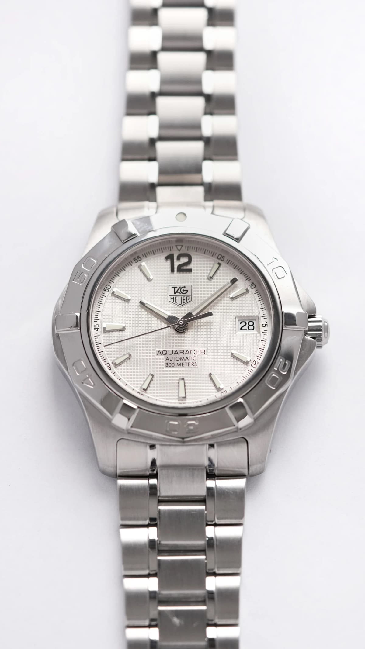 Thumb TAG Heuer AQUARACER WAF2111 Automatic Silver waffle