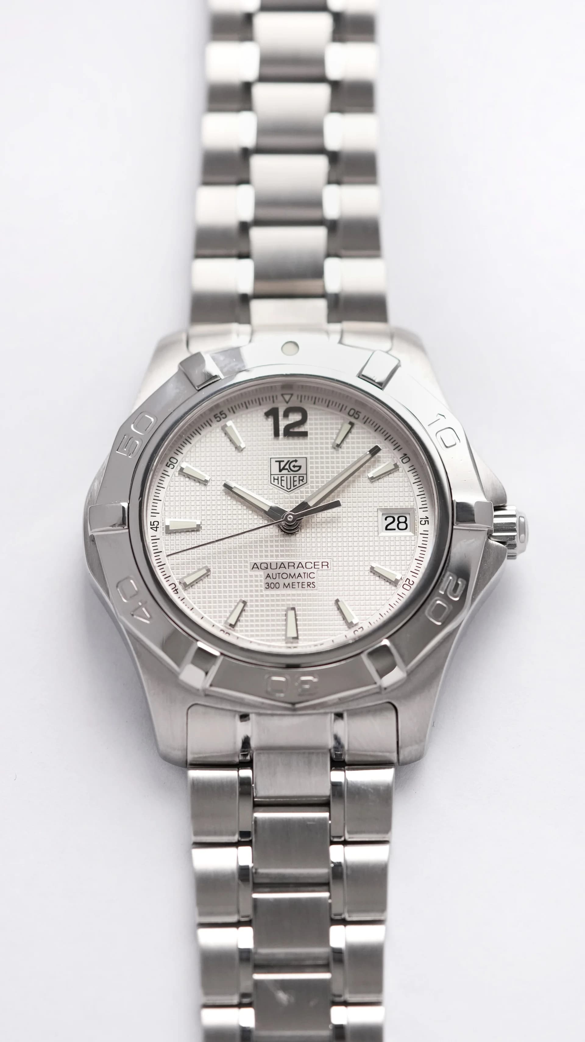 Thumb TAG Heuer AQUARACER WAF2111 Automatic Silver waffle
