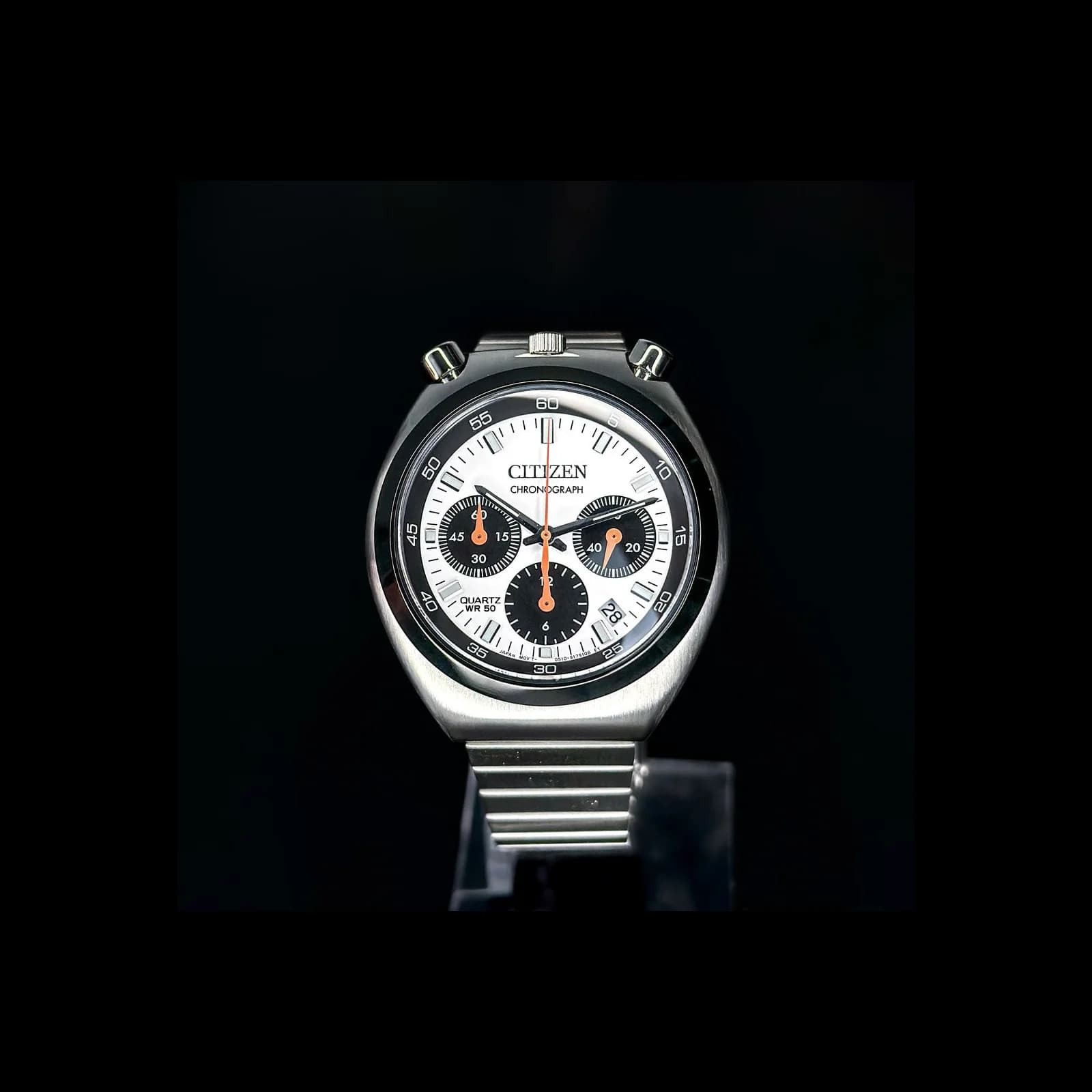 Thumb Bullhead Panda Reissue Tsuno Chronograph