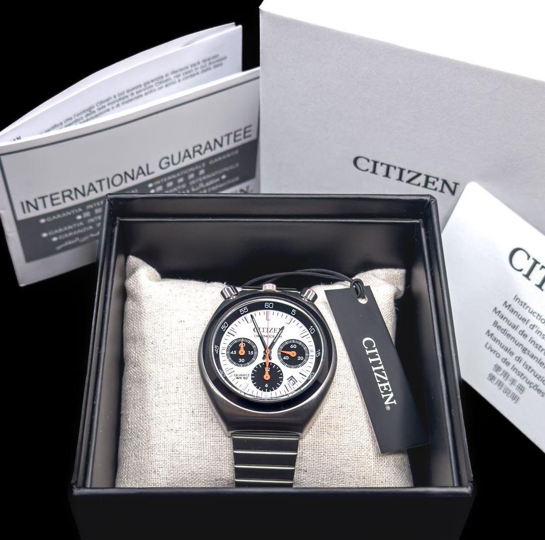 Thumb Bullhead Panda Reissue Tsuno Chronograph