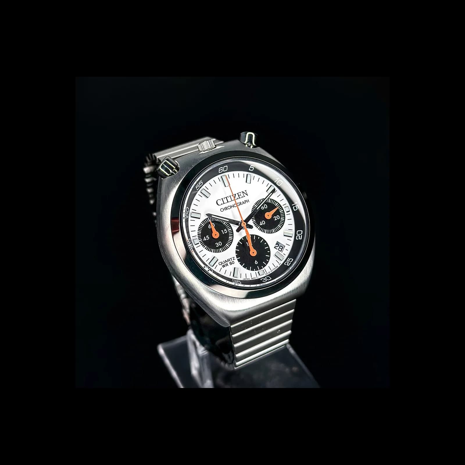 Thumb Bullhead Panda Reissue Tsuno Chronograph