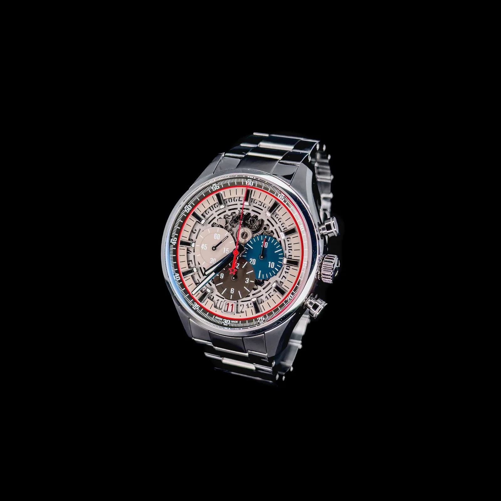 Thumb El Primero Chronomaster Skeleton 45 Stainless Steel / Bracelet