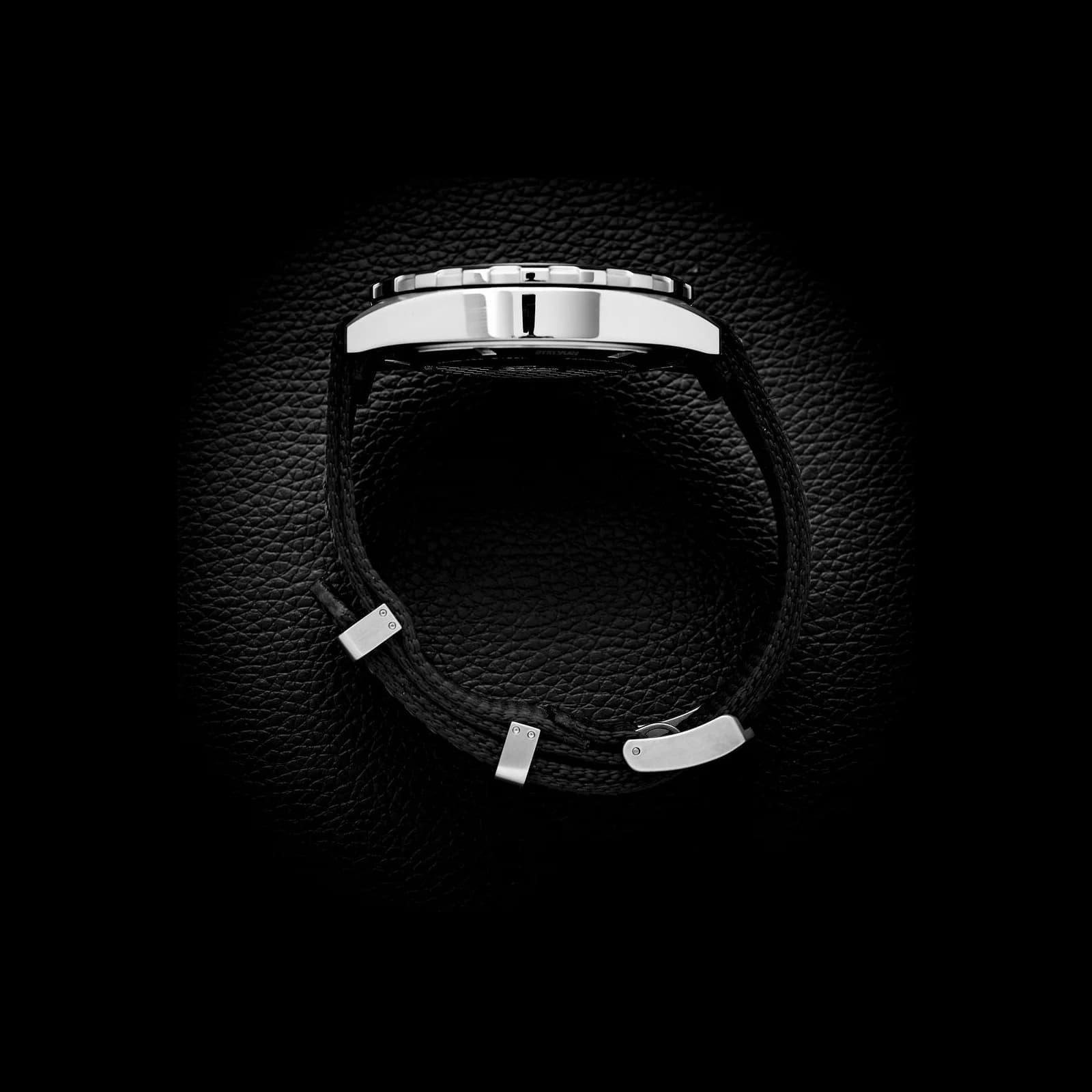 Thumb Formula 1 Quartz 43 Stainless Steel / Orange / Nato Strap