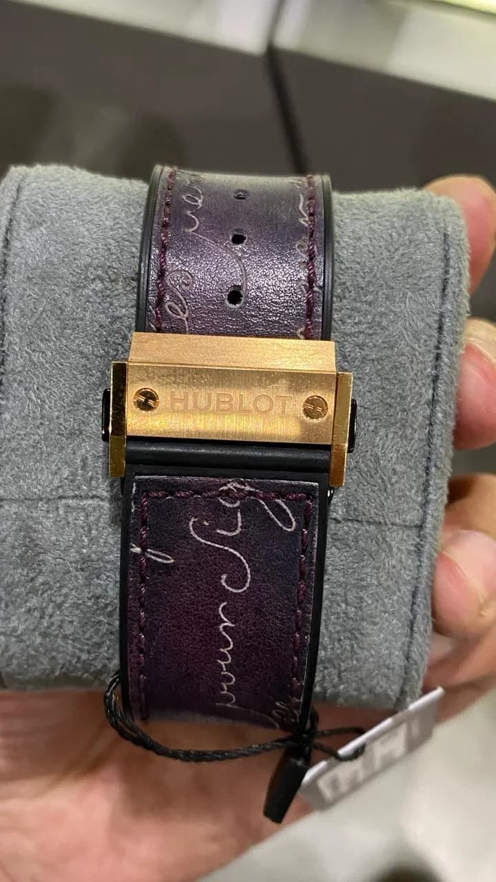 Thumb Classic Fusion 45 Chronograph Berluti Scritto Bordeaux