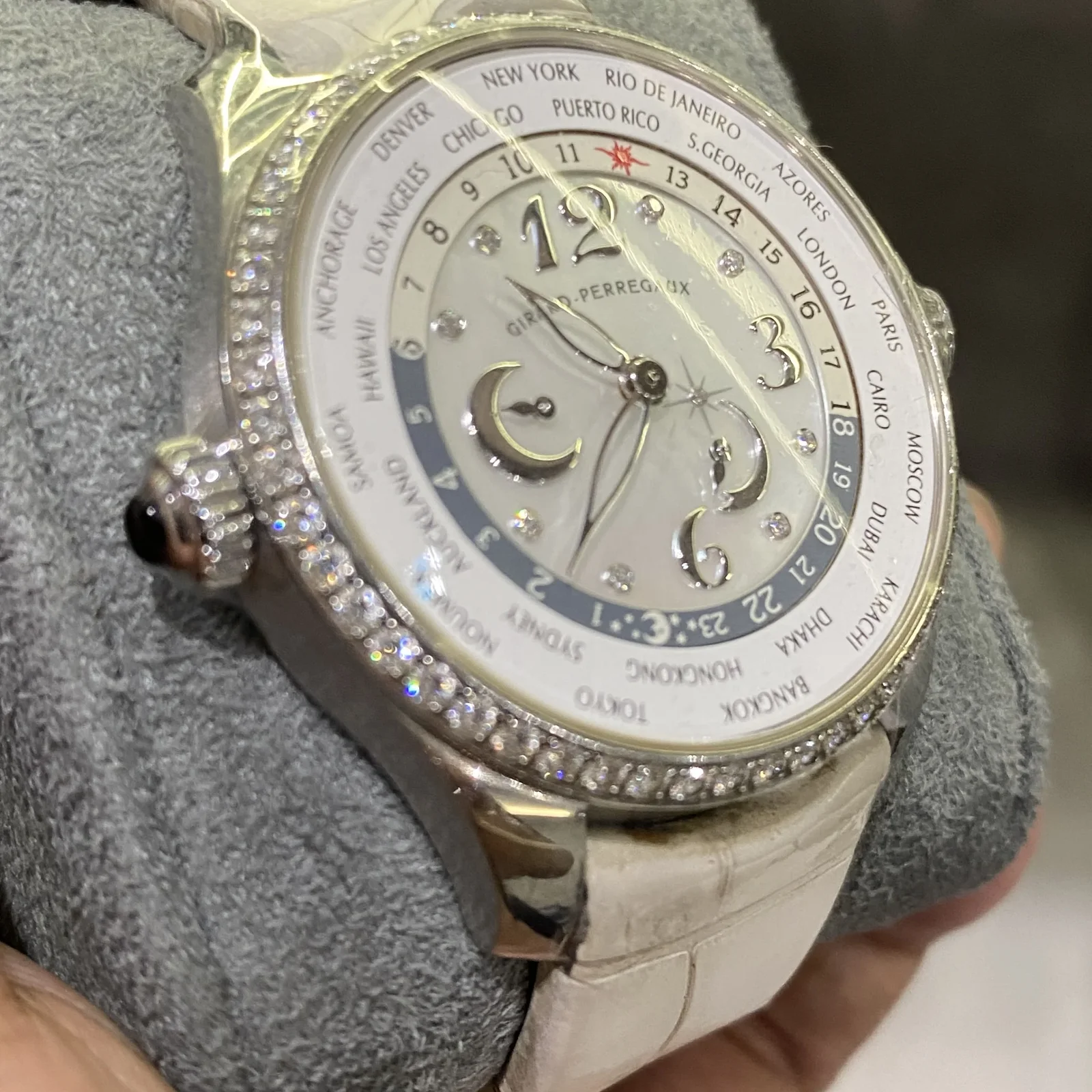 Thumb WW.TC Worldtimer Stainless Steel / White - Diamond