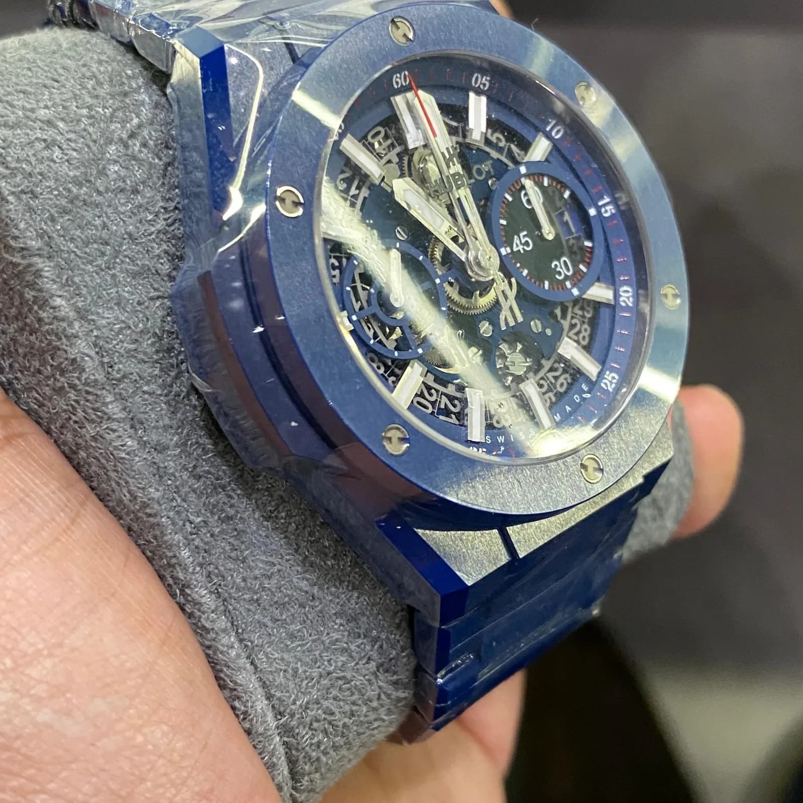 Thumb Big Bang Integrated Ceramic Blue Skeleton