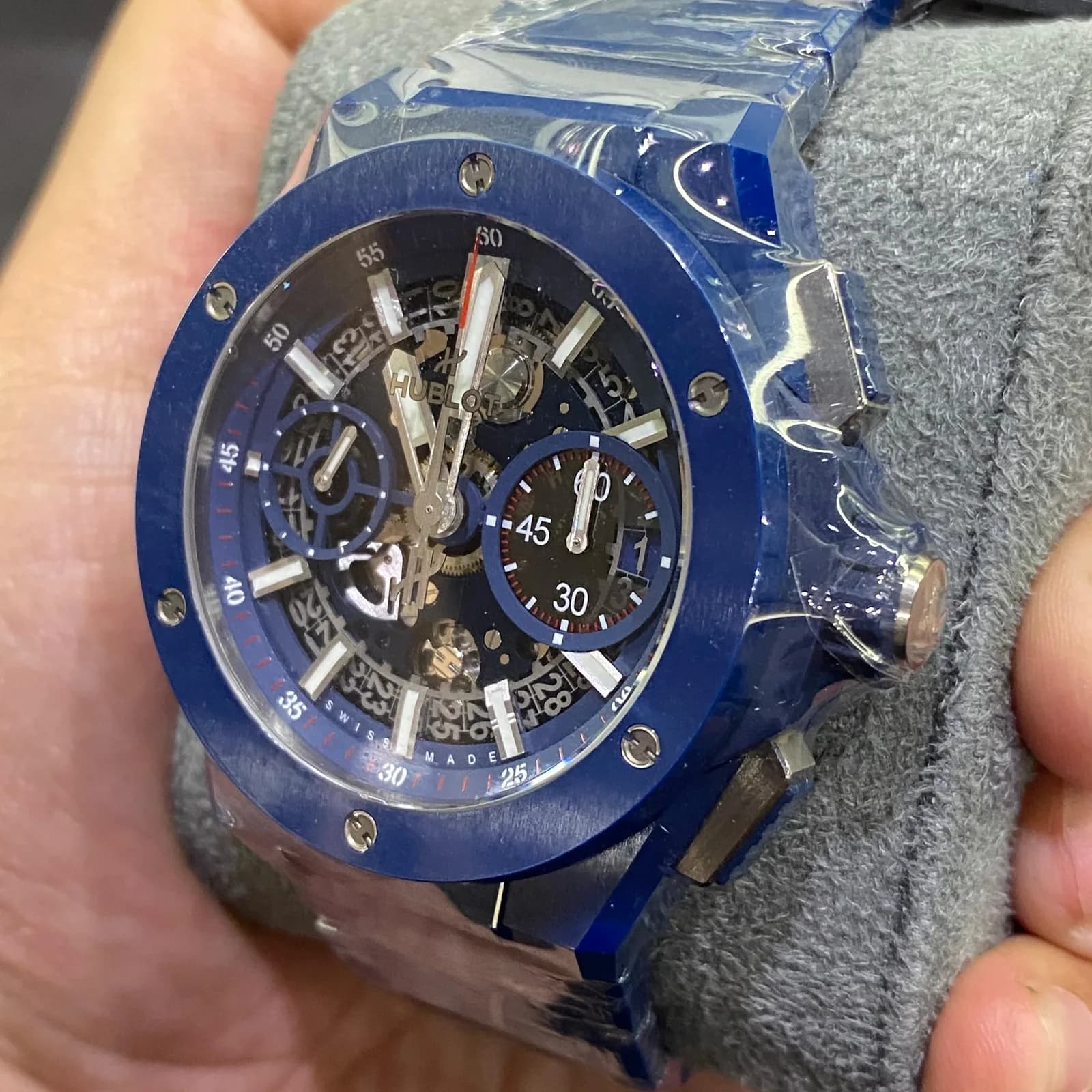 Thumb Big Bang Integrated Ceramic Blue Skeleton