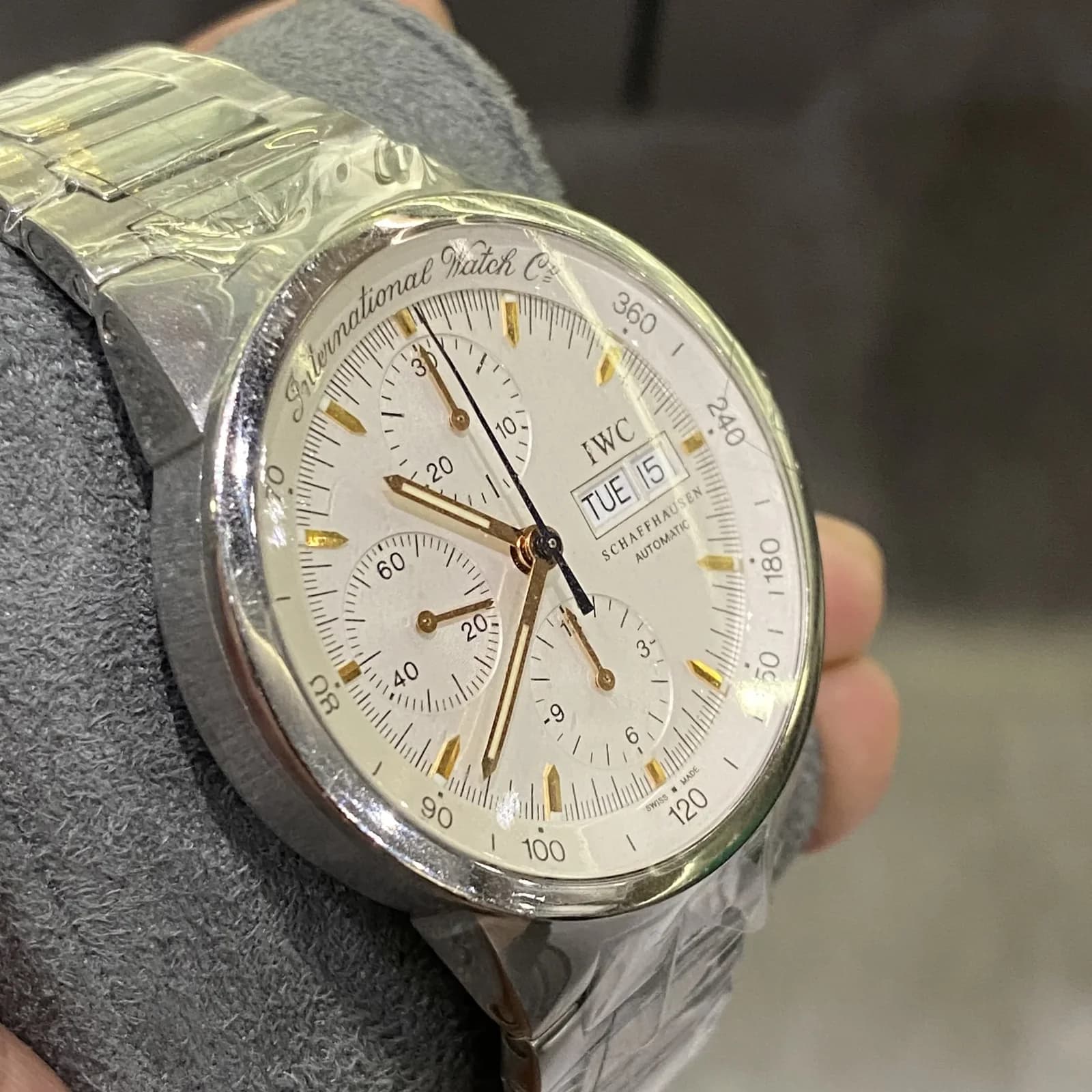 Thumb GST Chronograph Automatic Stainless Steel / Silver / English