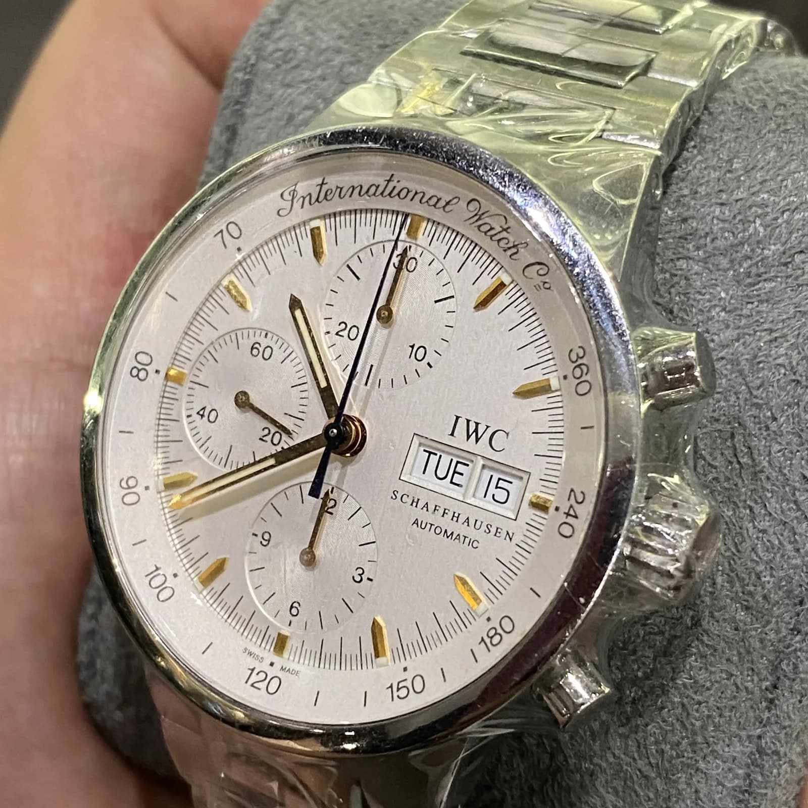 Thumb GST Chronograph Automatic Stainless Steel / Silver / English