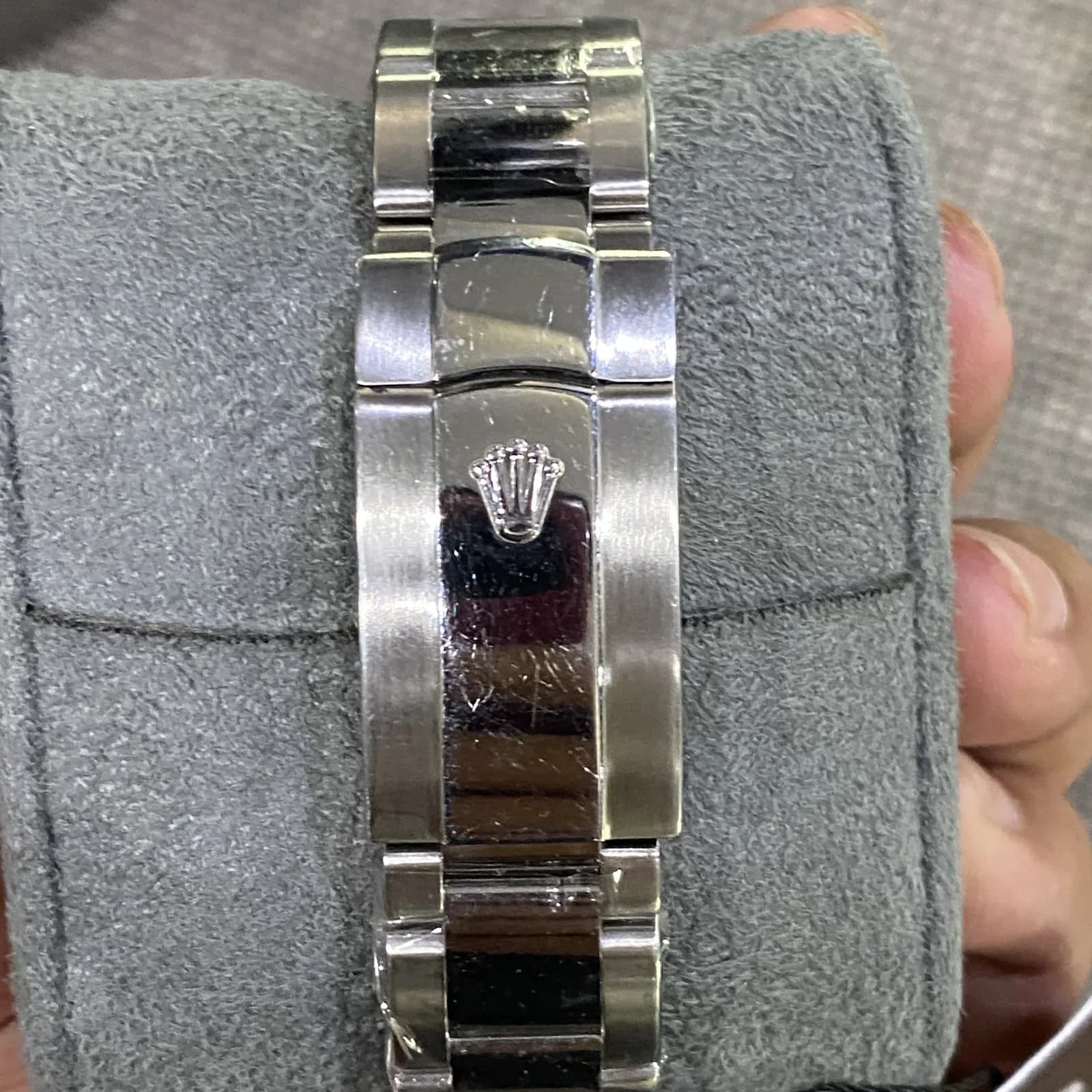 Thumb Milgauss GV Stainless Steel / Z-Blue