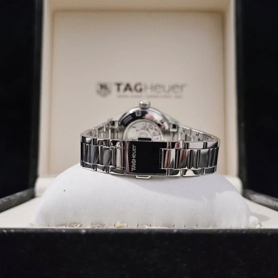 Thumb Carrera Calibre 9 28 Stainless Steel / Black / Bracelet