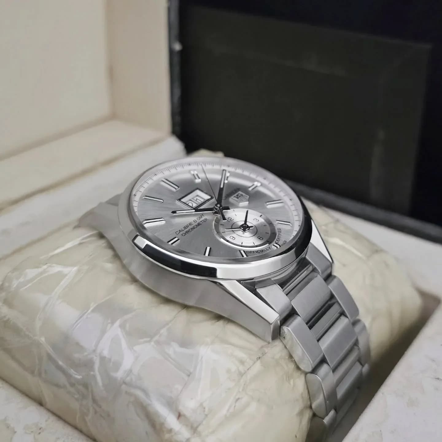 Thumb Carrera Calibre 8 41 Stainless Steel / Silver / Bracelet