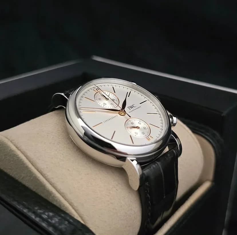 Thumb Portofino Chronograph 39 Stainless Steel / Silver