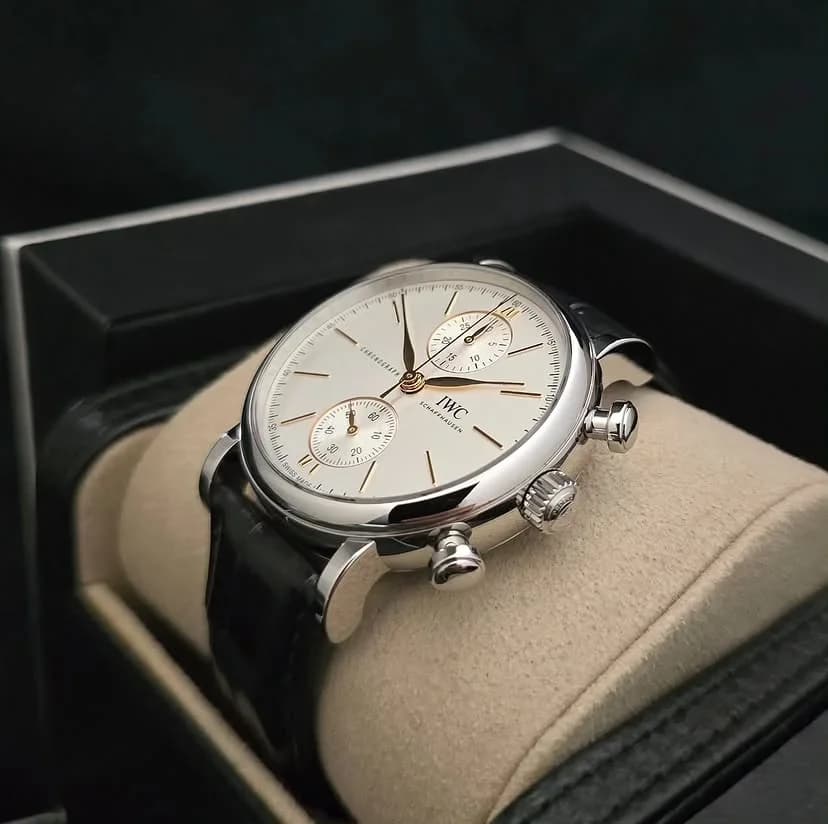 Thumb Portofino Chronograph 39 Stainless Steel / Silver