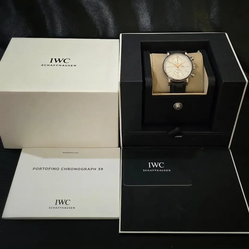 Thumb Portofino Chronograph 39 Stainless Steel / Silver