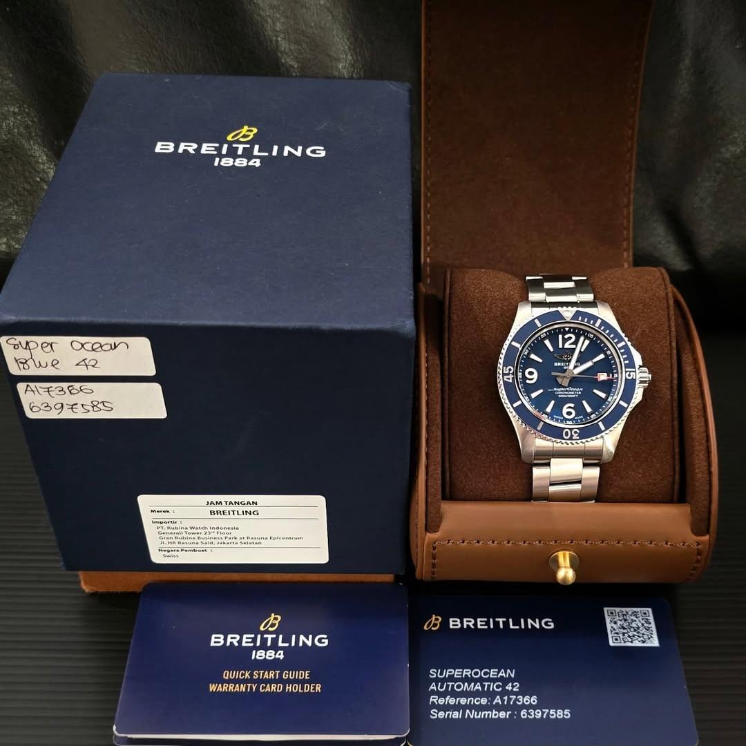 Thumb Superocean 42 Stainless Steel / Blue / Japan