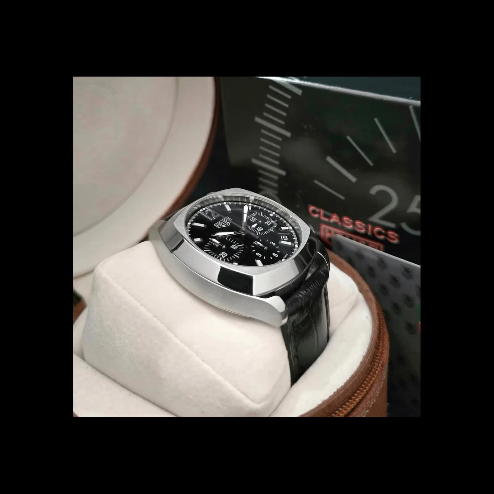 Thumb Monza Chronograph Stainless Steel / Black