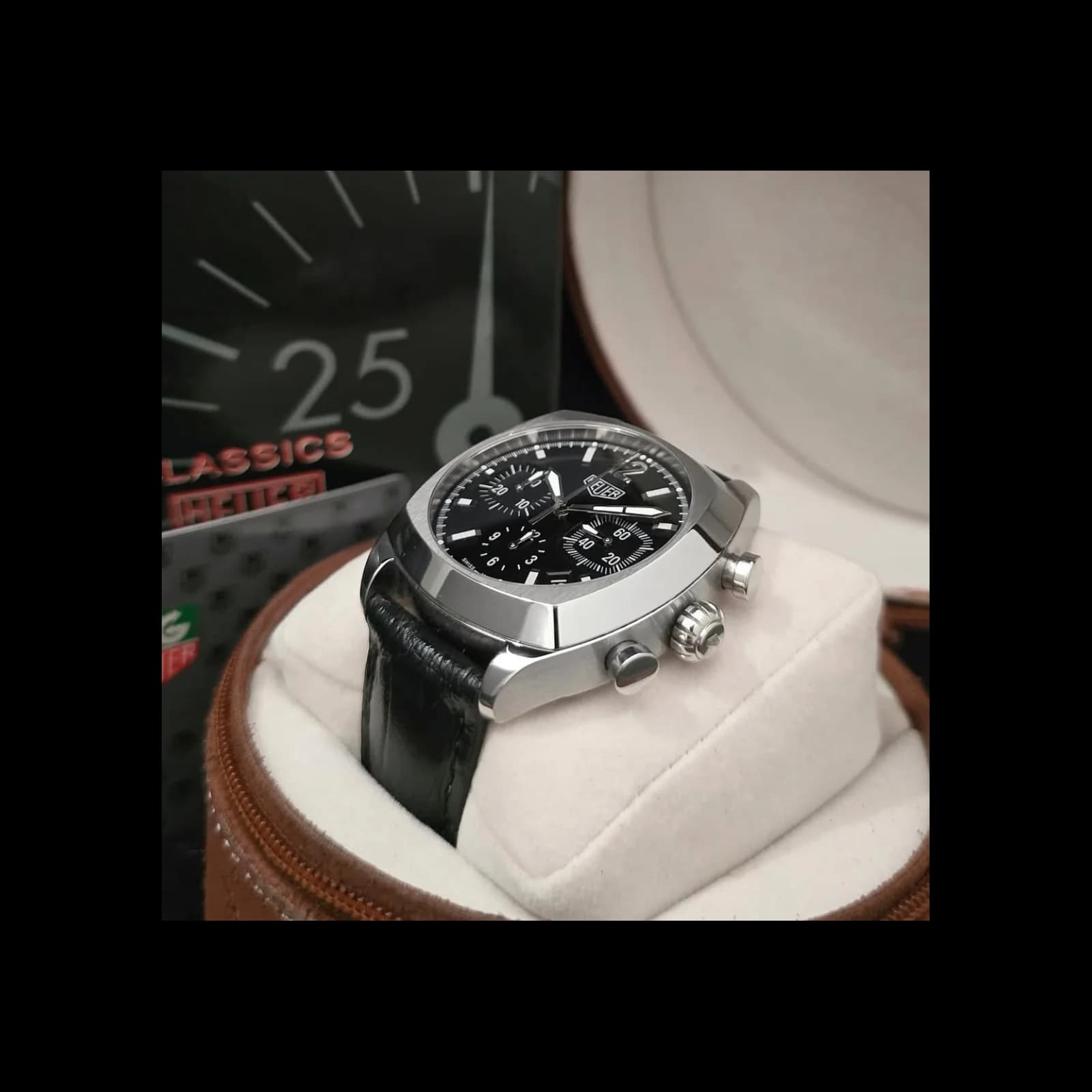 Thumb Monza Chronograph Stainless Steel / Black