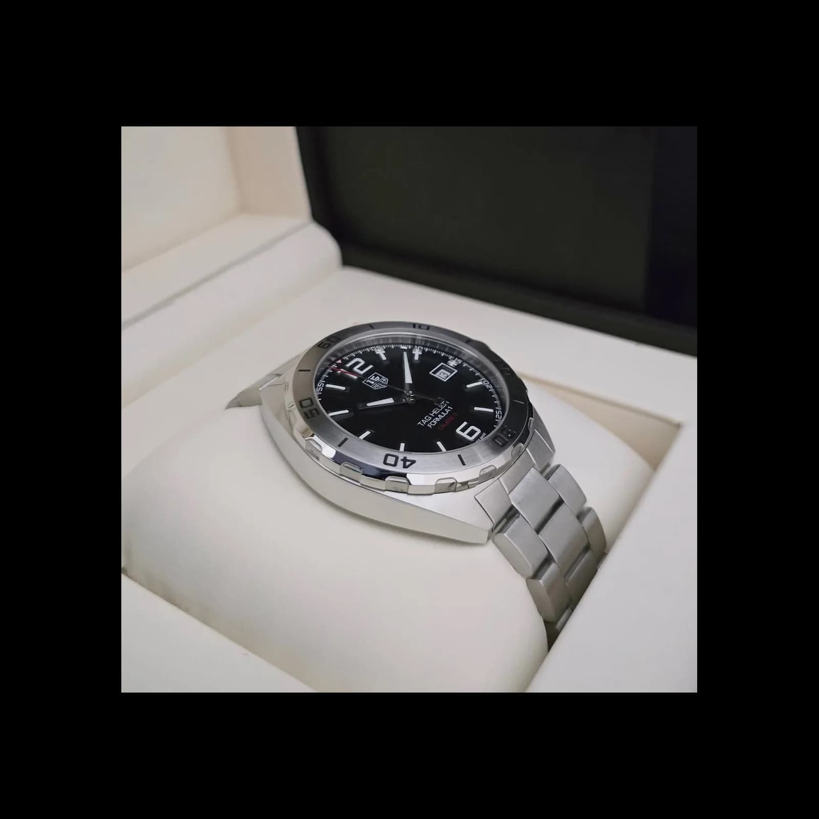 Thumb Formula 1 Calibre 5 41 Stainless Steel / Black / Bracelet