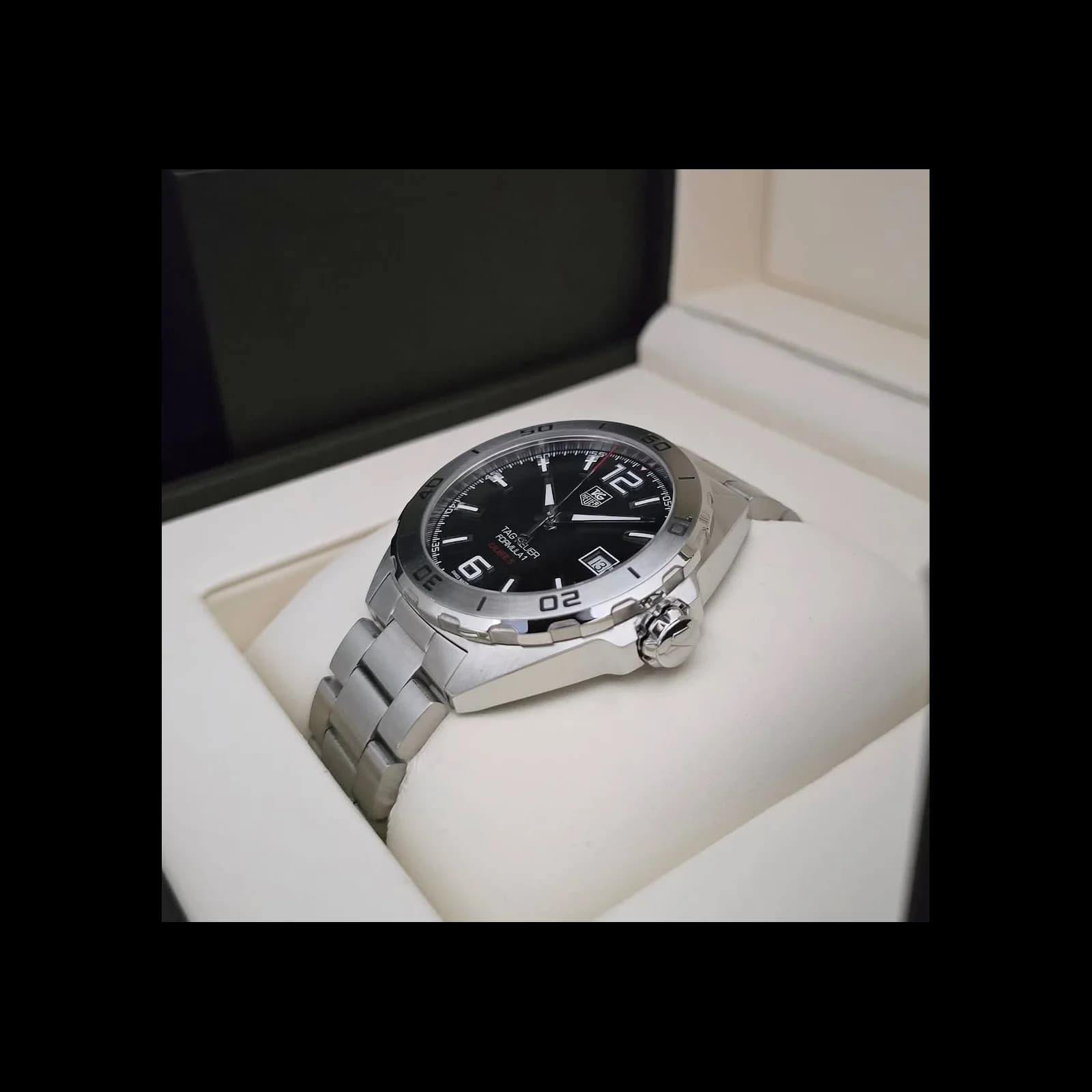 Thumb Formula 1 Calibre 5 41 Stainless Steel / Black / Bracelet