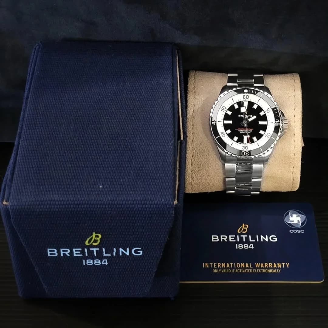 Thumb SuperOcean Automatic 42 Stainless Steel / Black / Bracelet
