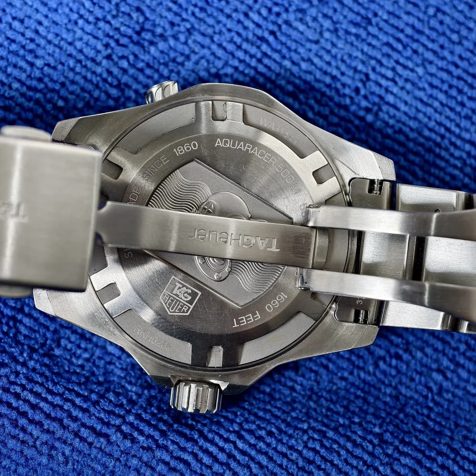 Thumb Aquaracer 500M Quartz 43 Stainless Steel / Grey / Bracelet