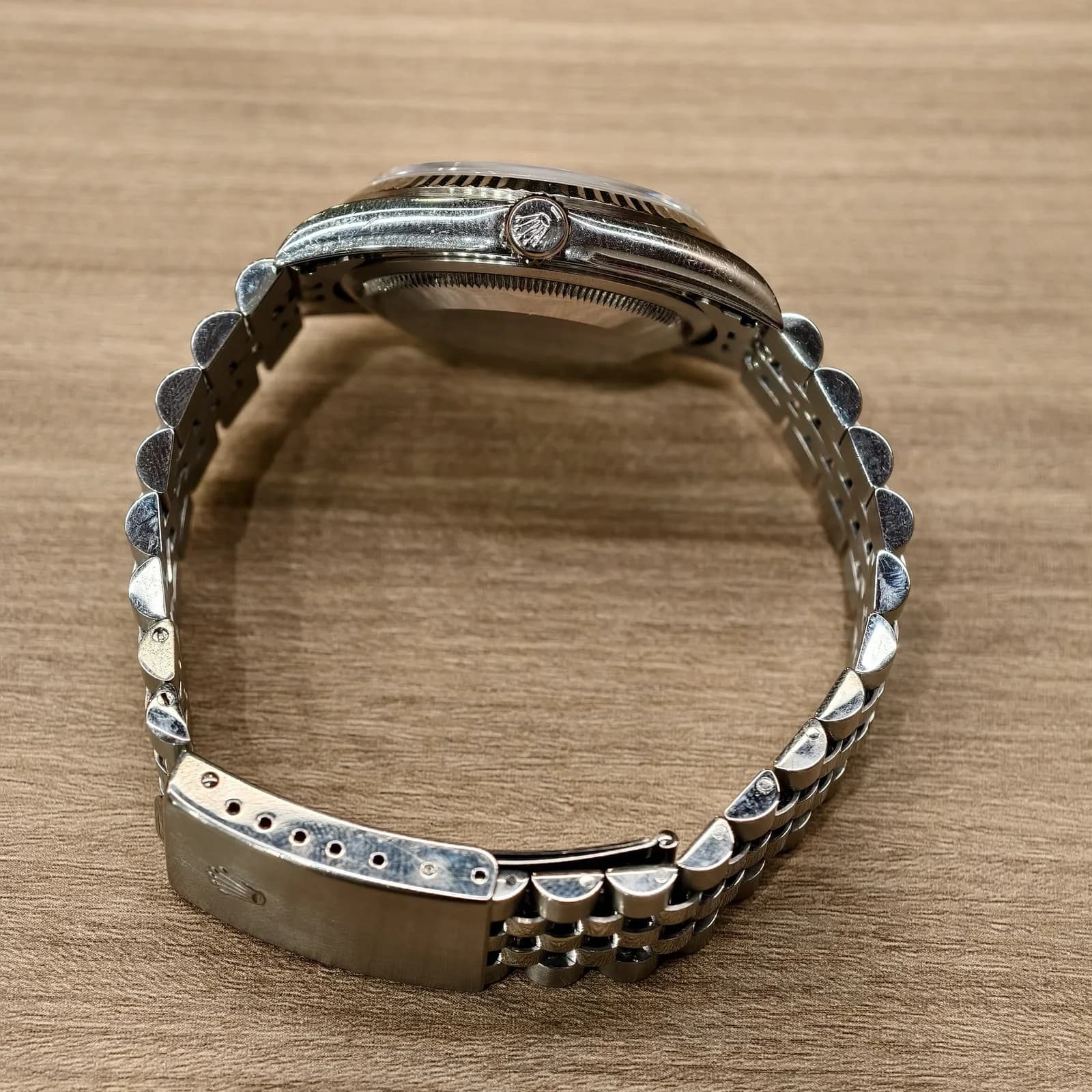Thumb Datejust 36 16234 / White-Computer / Diamond / Stainless Steel