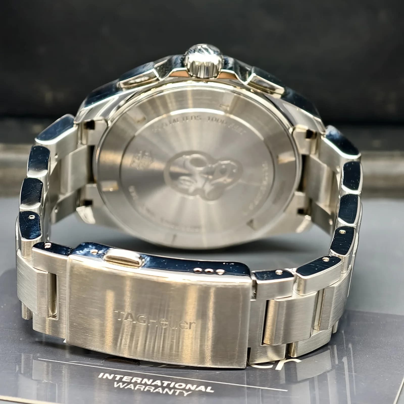 Thumb Aquaracer 300M Quartz Chronograph 43 Stainless Steel / Black / Bracelet