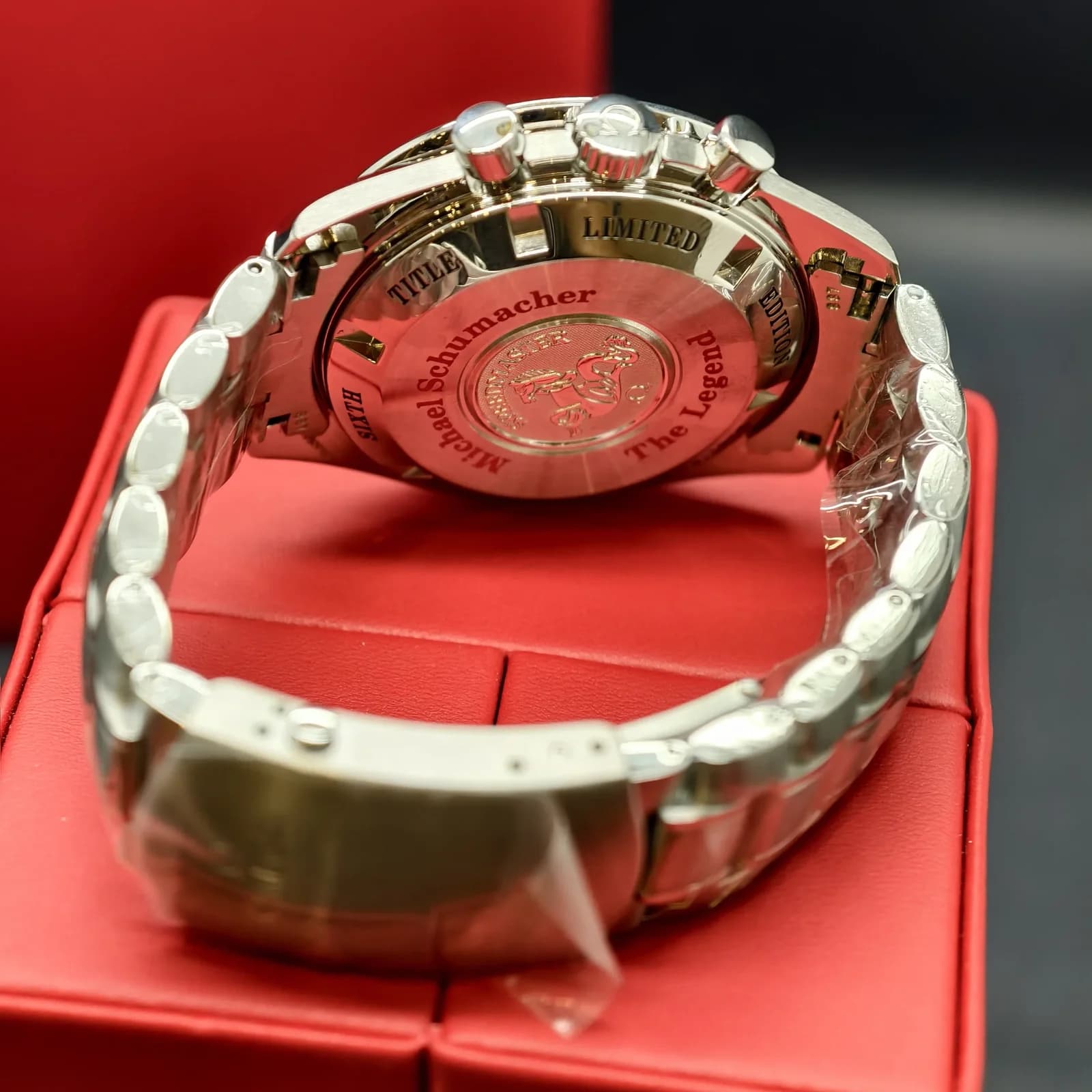Thumb Speedmaster Michael Schumacher Stainless Steel / Panda / Bracelet / The Legend Silver