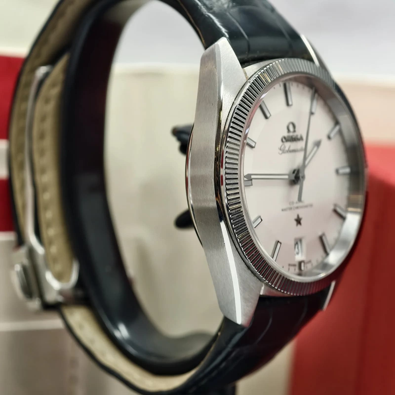 Thumb Globemaster Stainless Steel / Silver / Leather