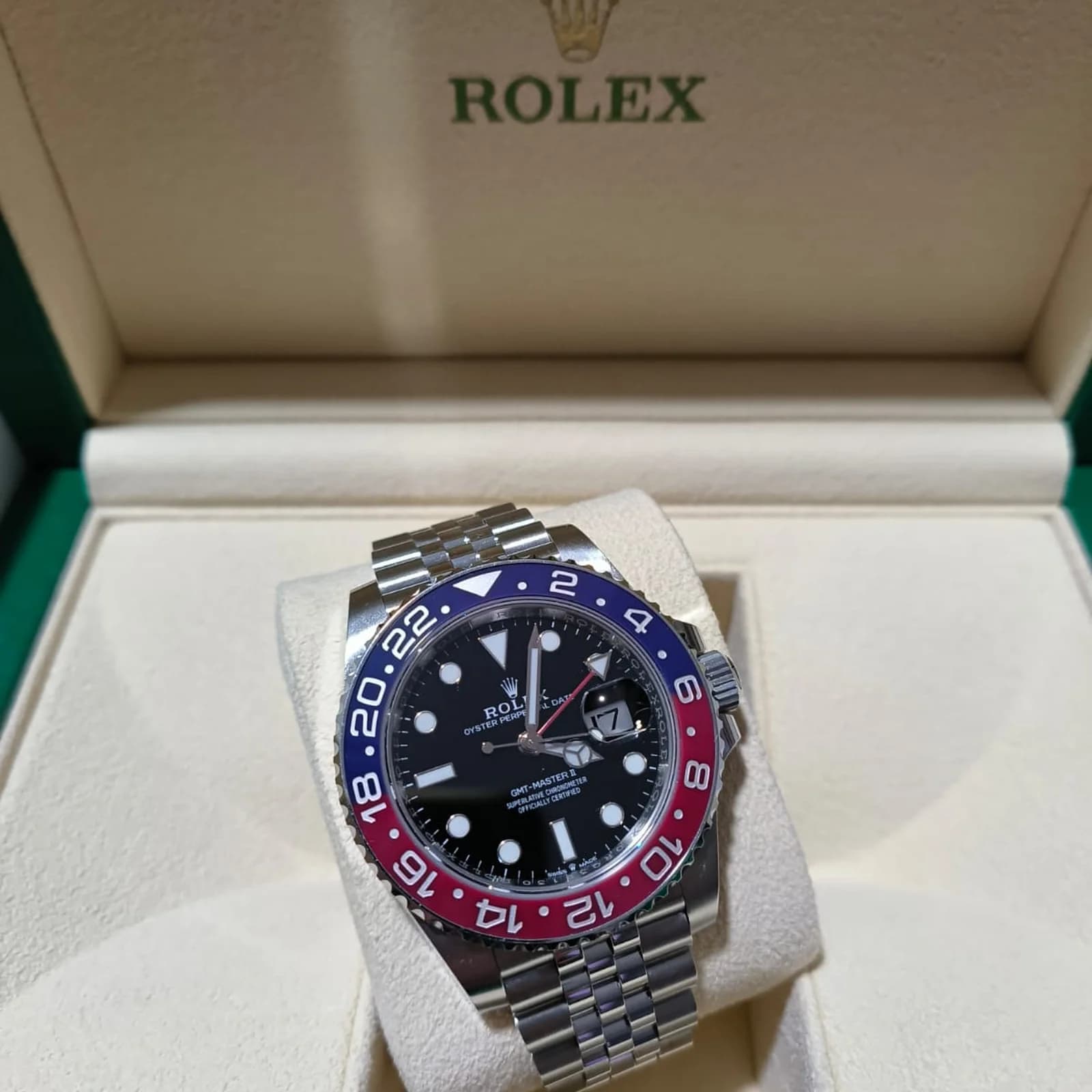 Thumb GMT-Master II Stainless Steel / BLRO / Jubilee