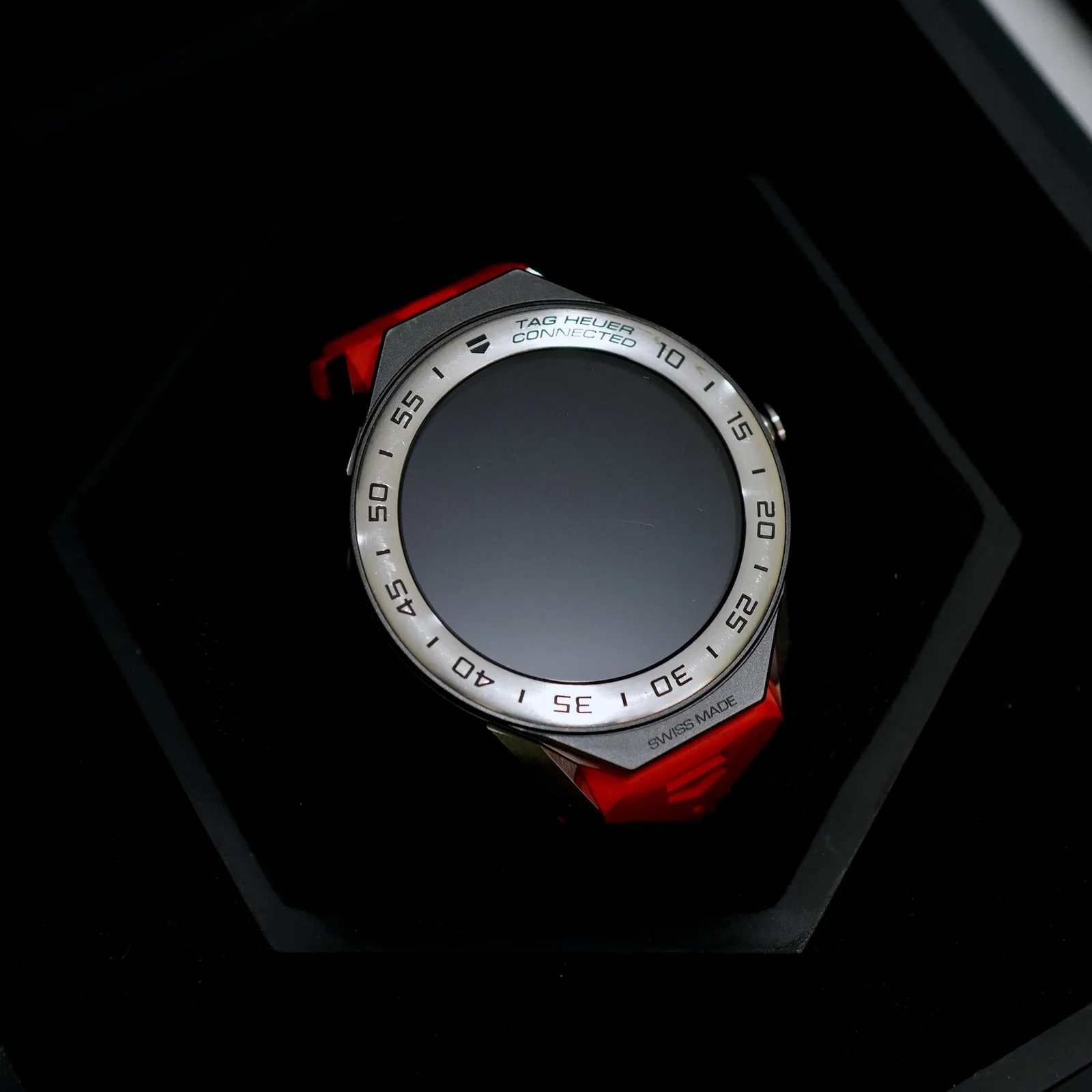 Carrera Connected Modular 45 Titanium / Stainless Steel / Black Rubber