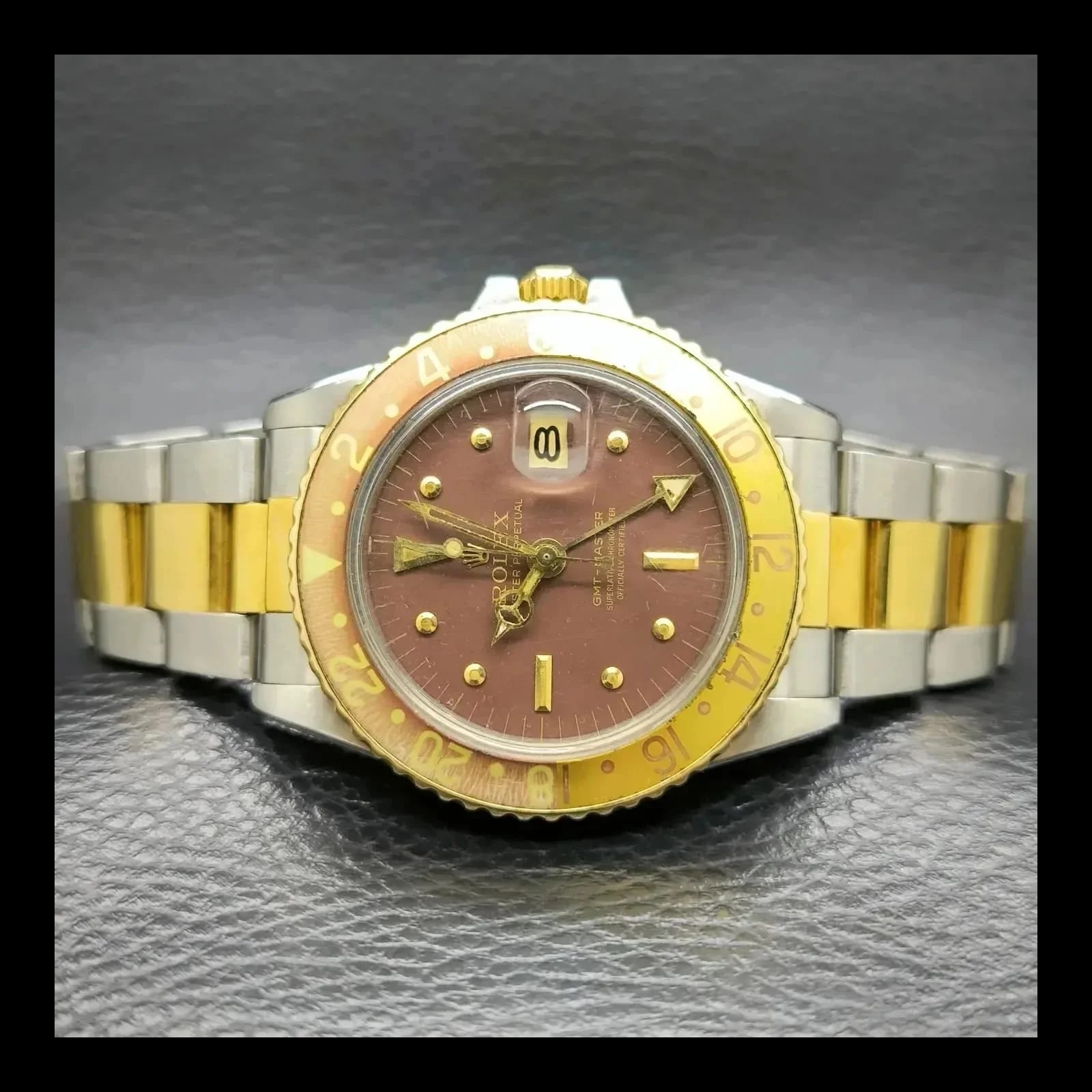 Rolex GMT Master 1675 Black Nipple Gilt Dial