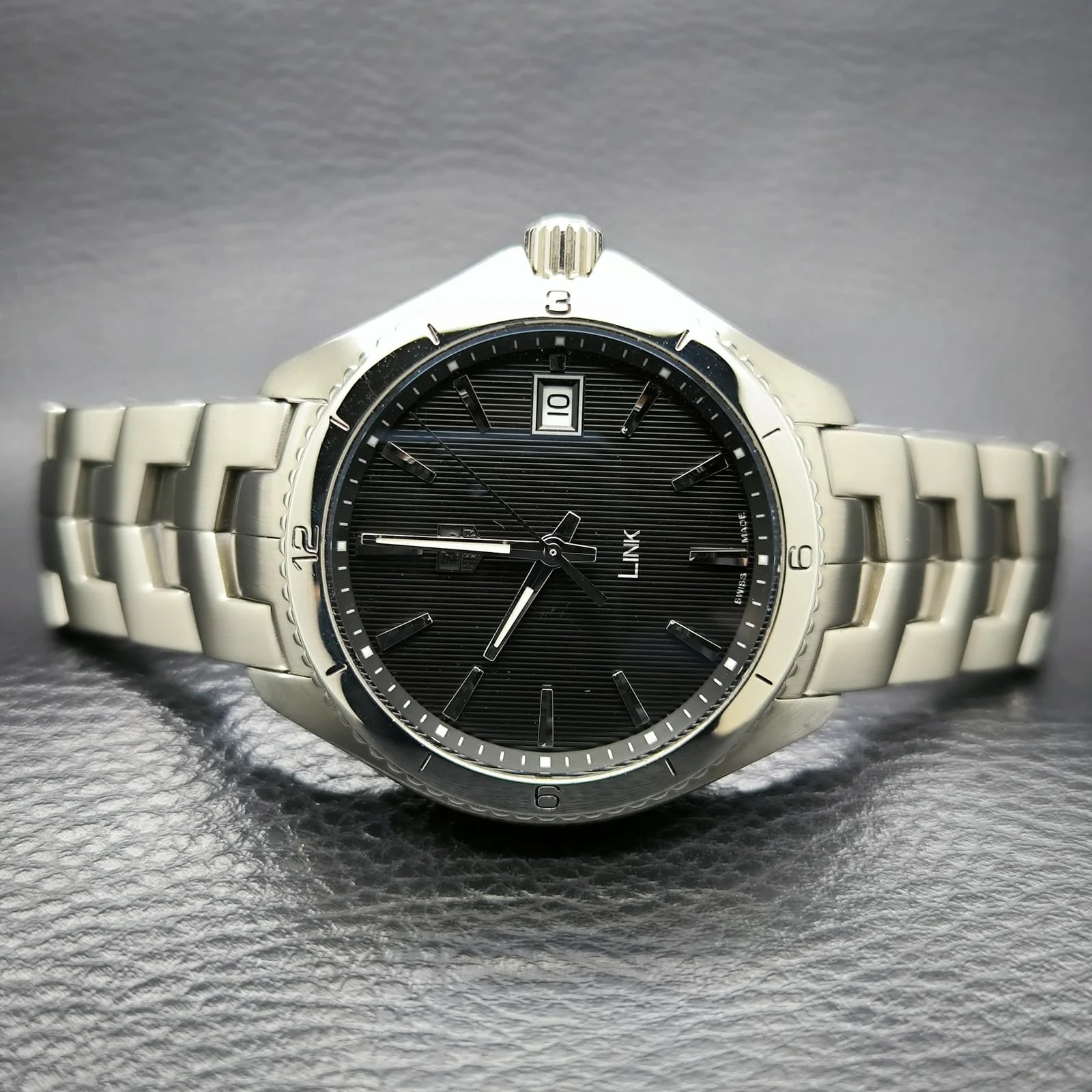Link Quartz 39 Stainless Steel / Black
