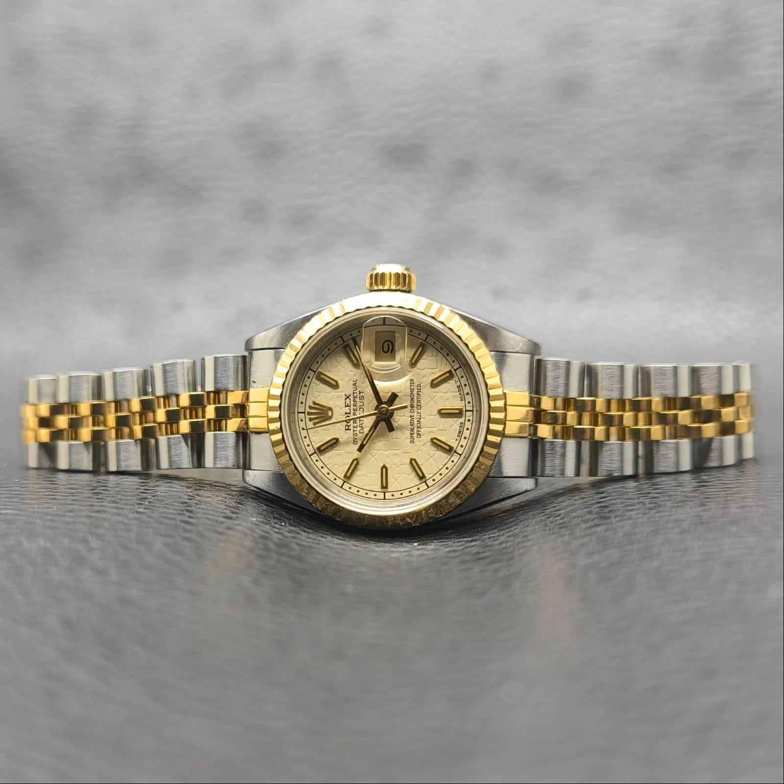 Lady-Datejust 26 Two Tone Yellow Gold / Jubilee / Champagne / Diamond