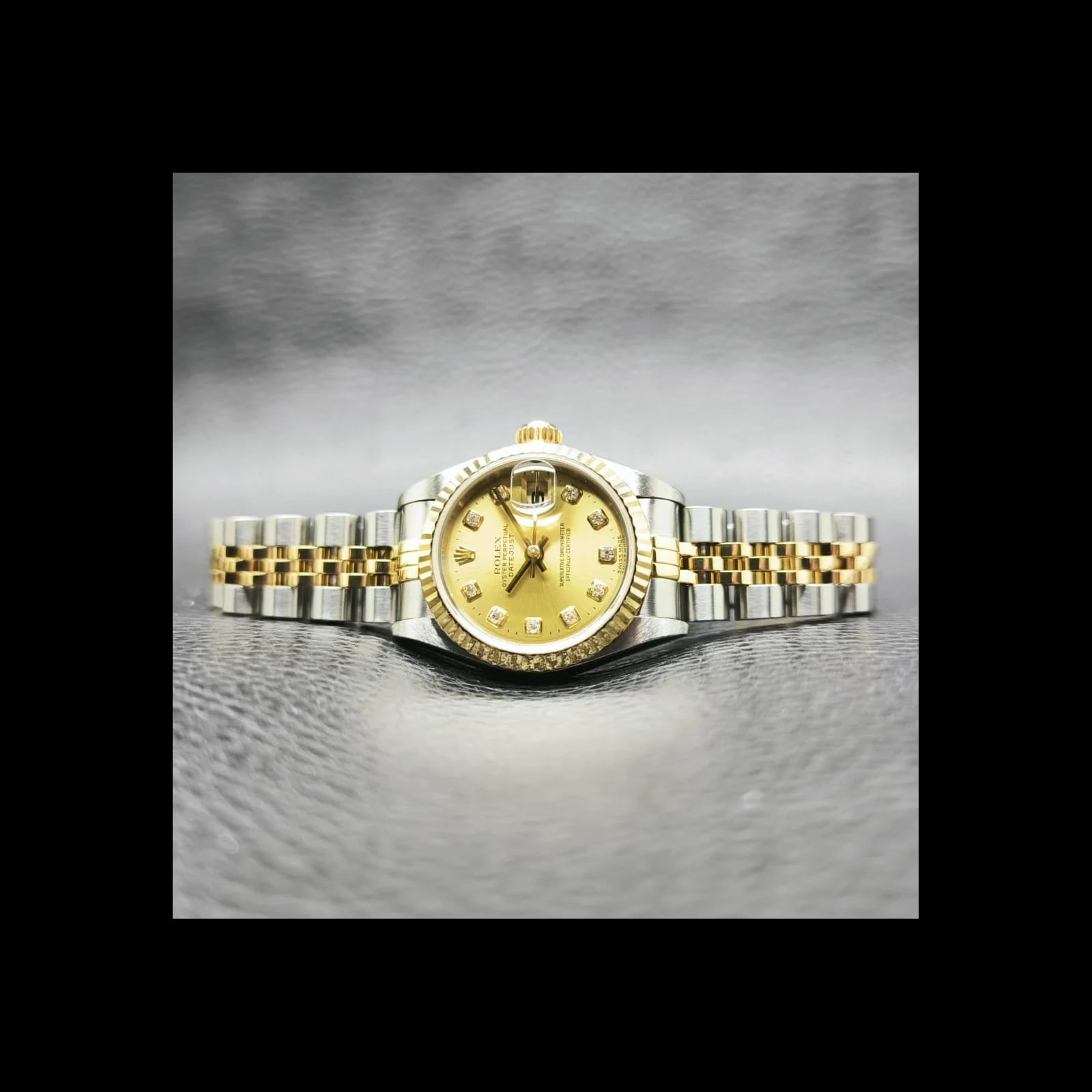 Lady-Datejust 26 Two Tone Yellow Gold / Jubilee / Champagne / Diamond