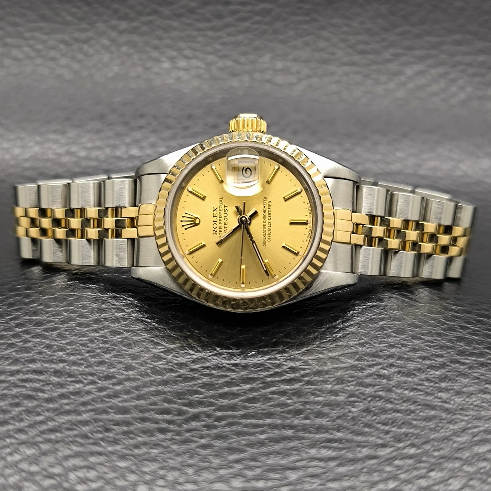 Lady-Datejust 26 Two Tone Yellow Gold / Jubilee / Champagne / Diamond