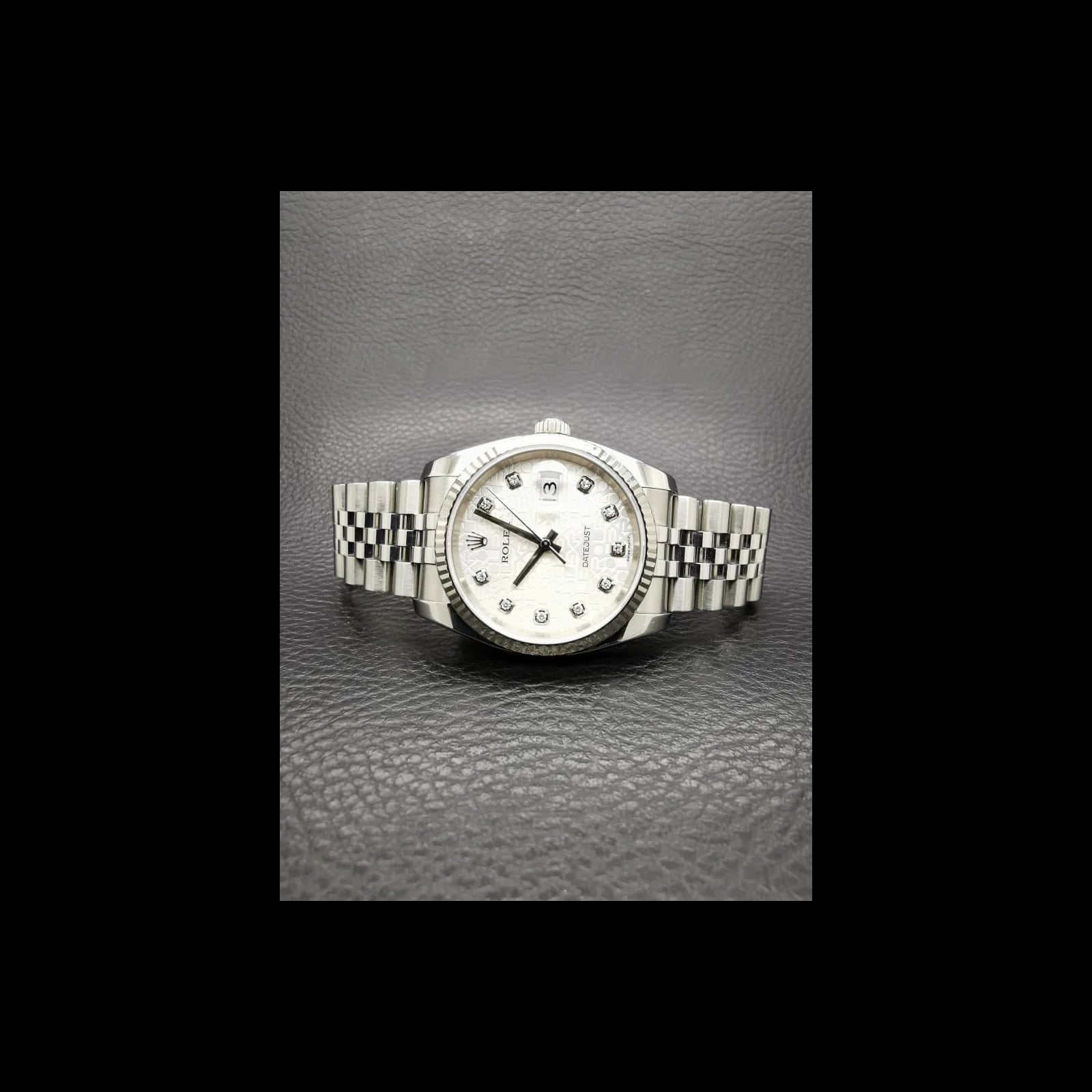 Datejust 36 Stainless Steel Fluted / Jubilee / Silver Computer