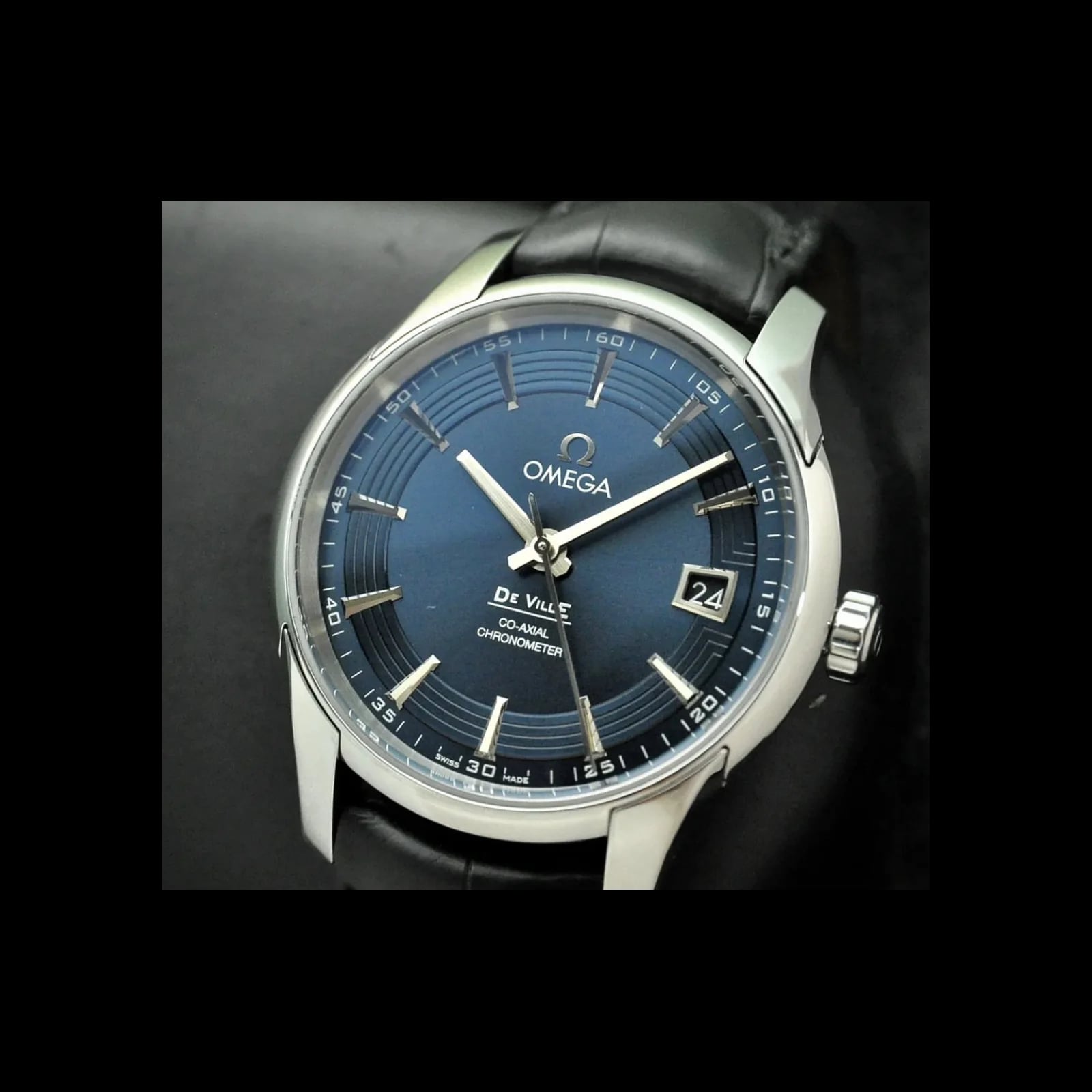 De Ville Hour Vision Co-Axial Stainless Steel / Blue / Orbis
