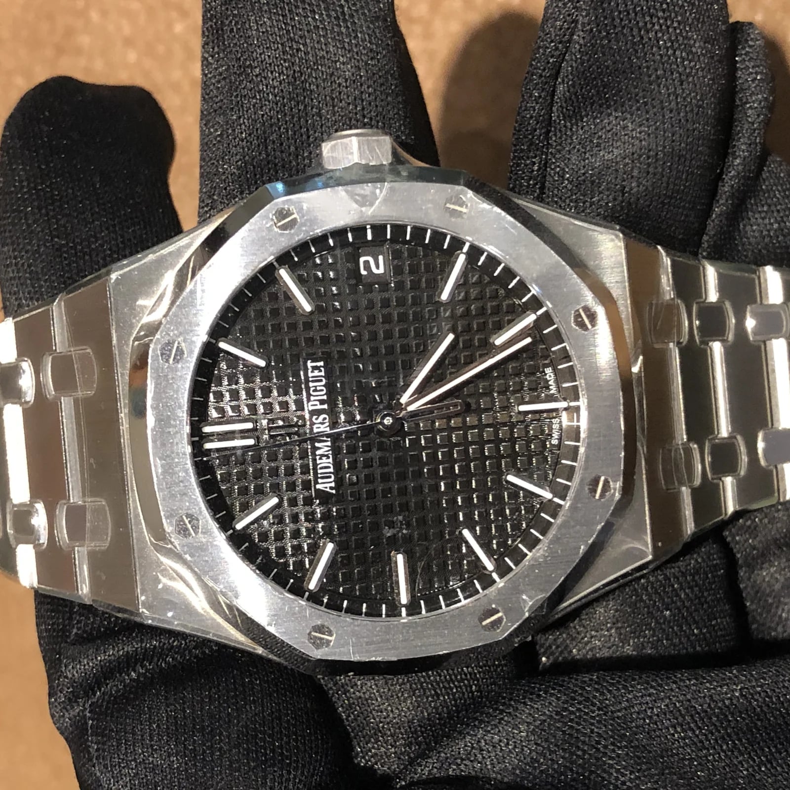 Royal Oak Selfwinding 41 Stainless Steel / Black / 50th Anniversary