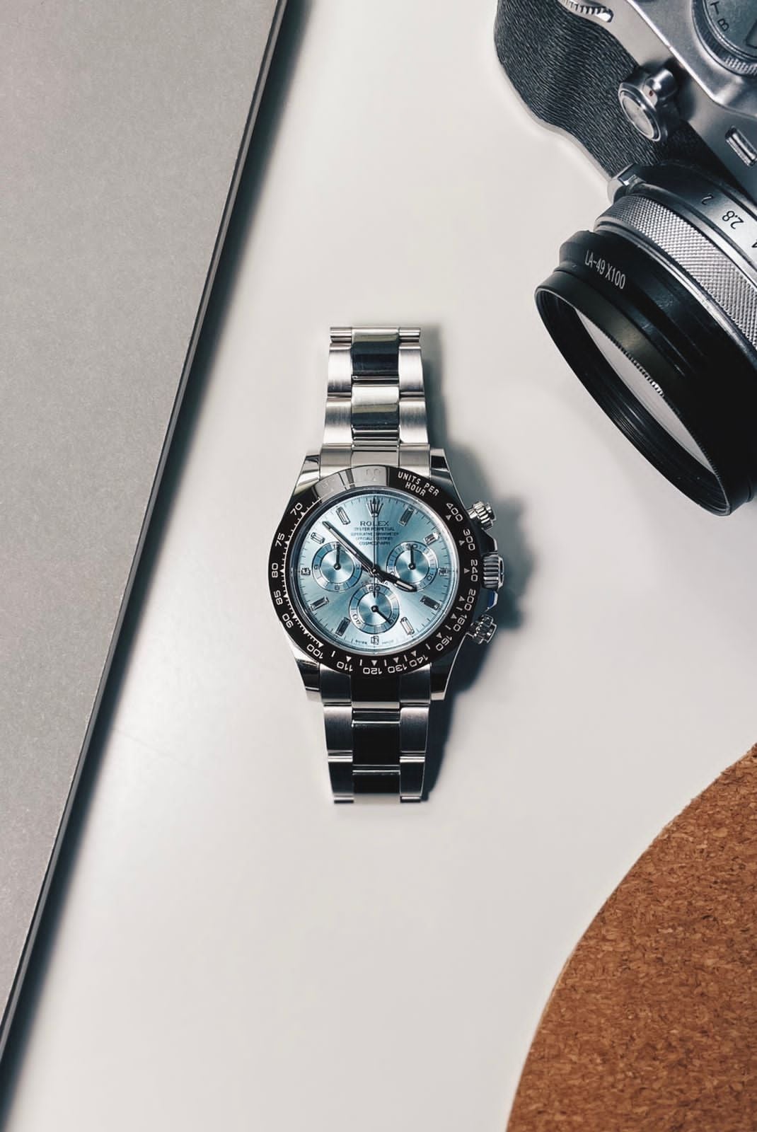 Cosmograph Daytona Platinum / Cerachrom / Ice Blue