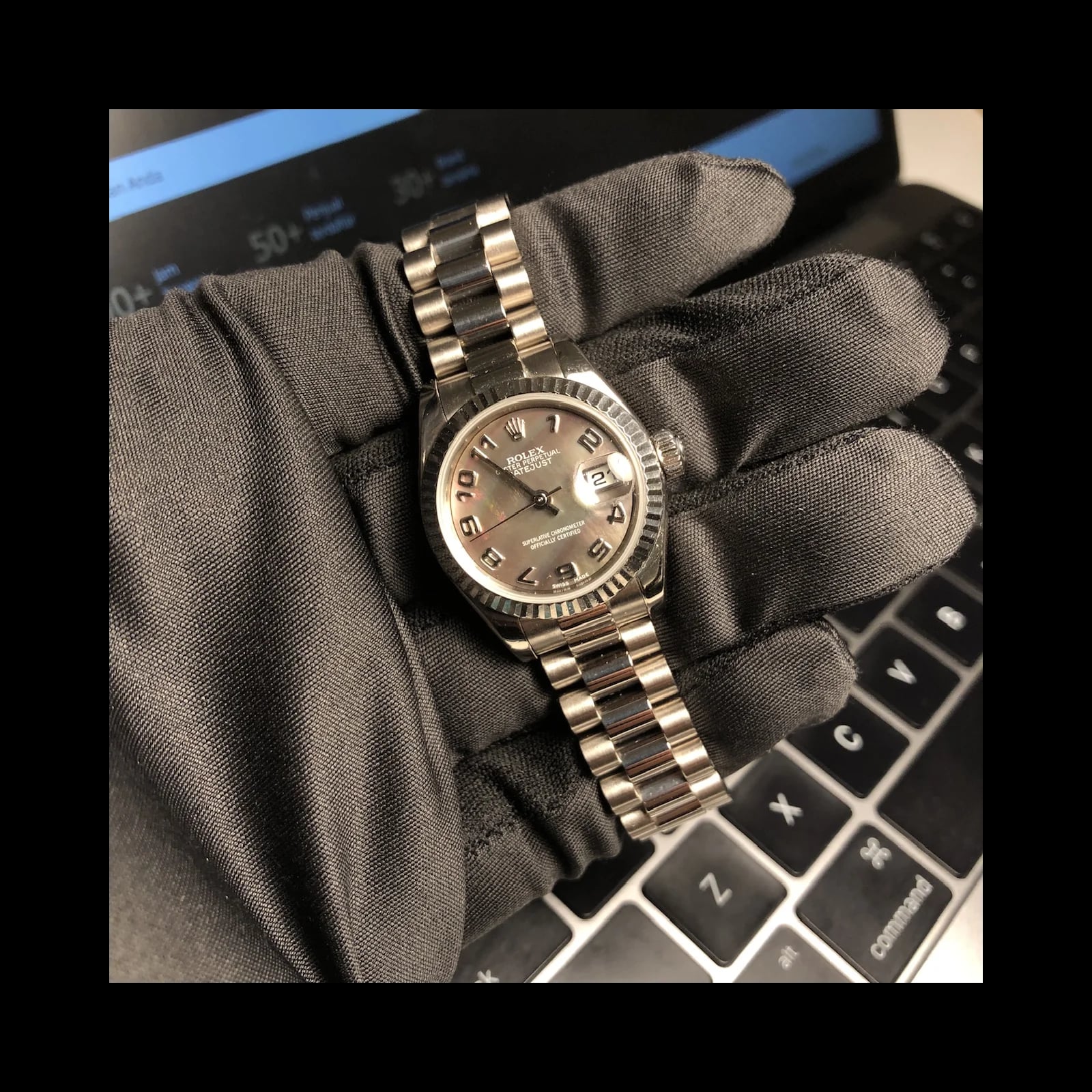 Lady-Datejust 26 MOP / White Gold 