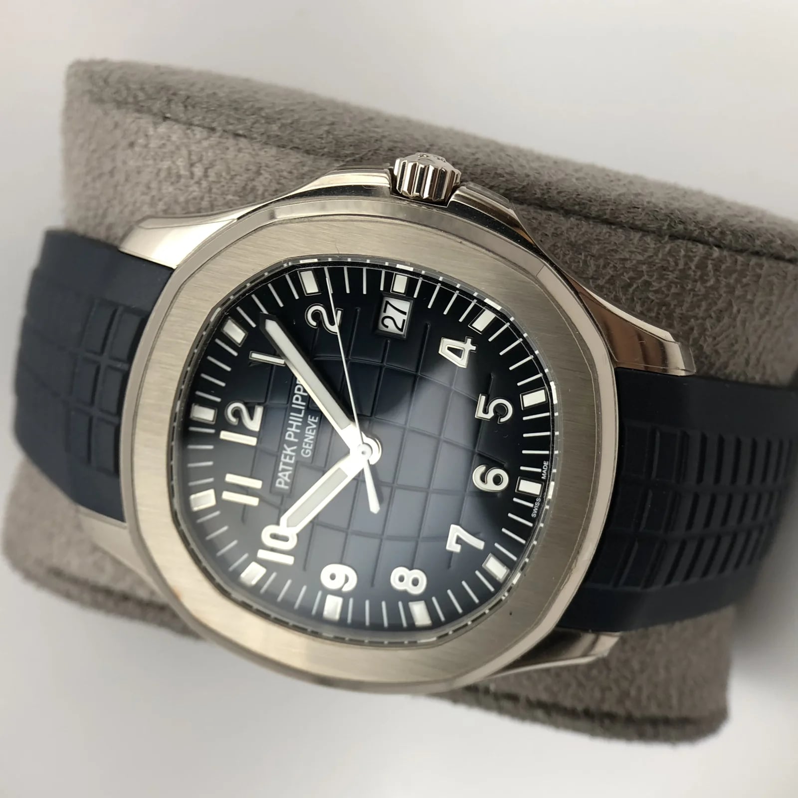 Aquanaut 5168 White Gold / Blue