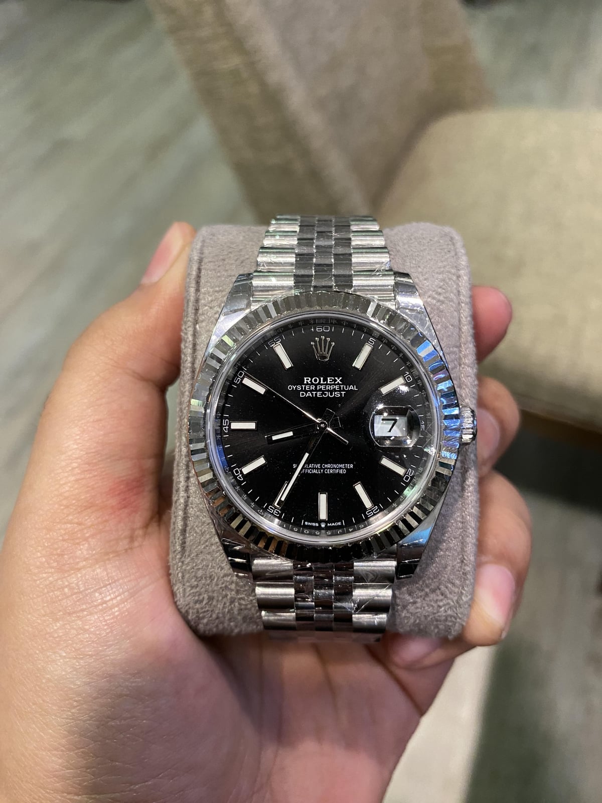 Datejust 41 Stainless Steel Fluted / Jubilee / Black