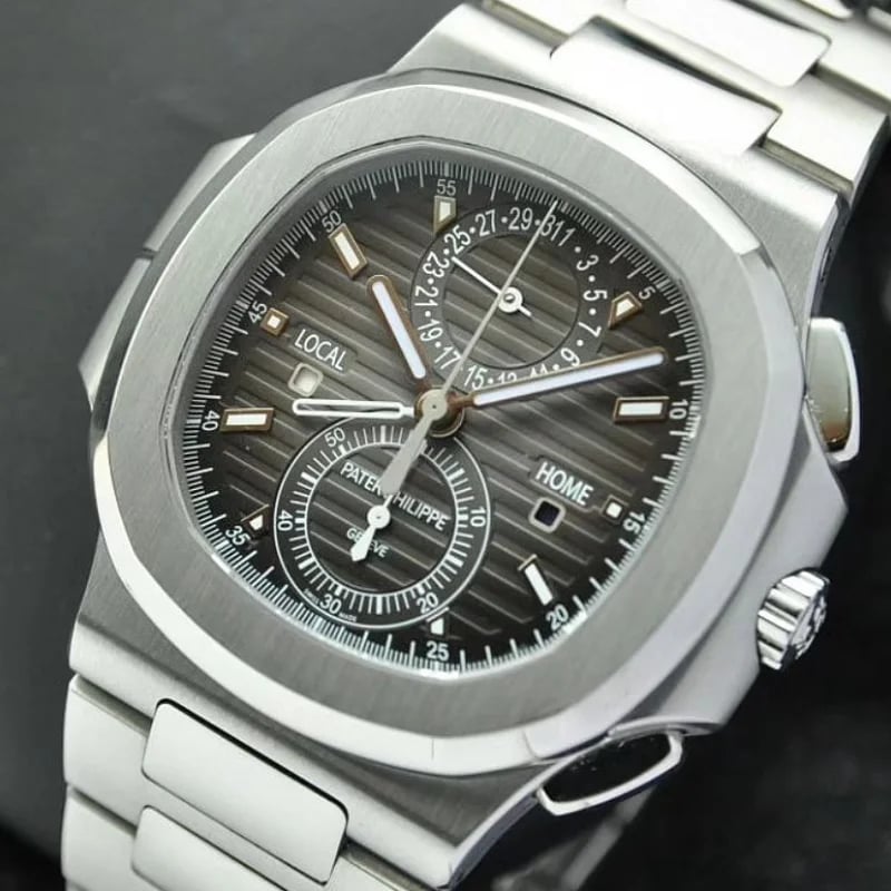 Nautilus Travel Time Stainless Steel / Black